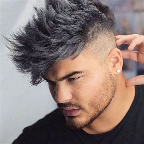 23 Trendy Hair Highlights For Men To Copy in 2024 | Grey hair men, Dark grey hair color, Men ...