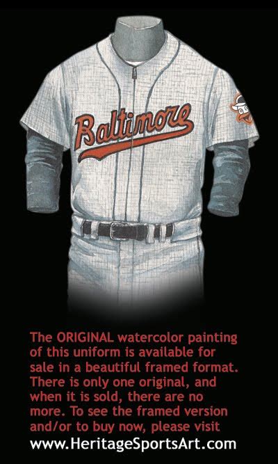 Baltimore Orioles Uniform and Team History | Heritage Uniforms and Jerseys