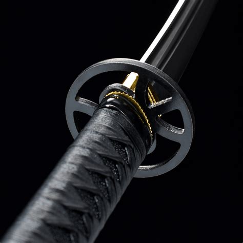 Traditional Katana | Handmade Japanese Katana Sword With Black Leather ...