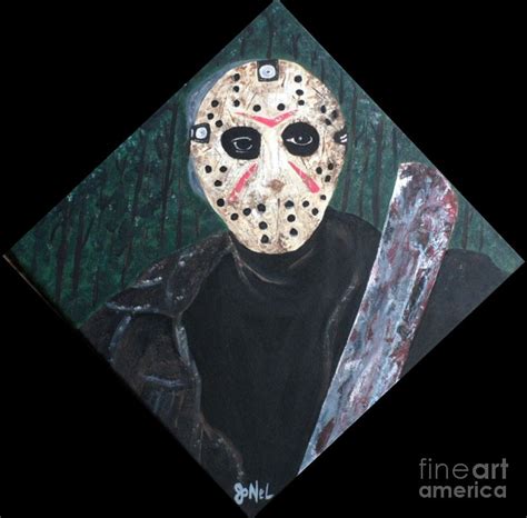 Jason Voorhees Painting by JoNeL Art