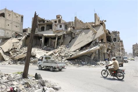 Slowly rising from the rubble, Raqqa rebuilds despite funding uncertainty