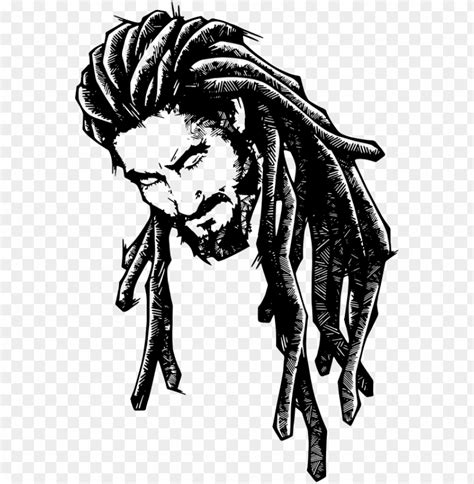 free download dreadlocks art clipart dreadlocks drawing - rasta ...