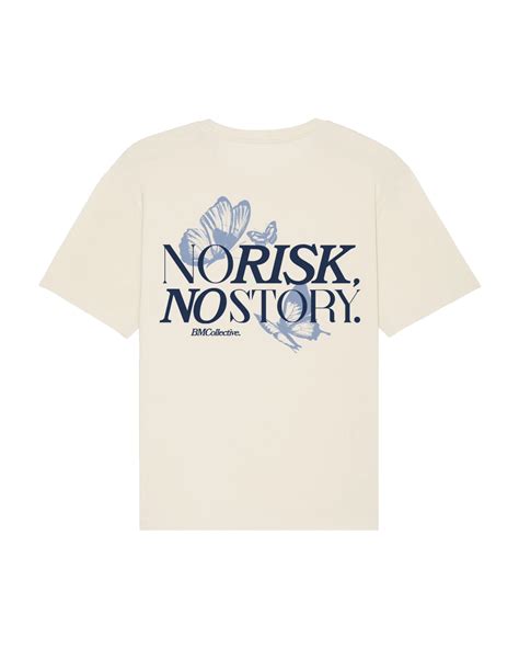 No risk, No story Tee | Graphic tee design, Tee design, Tees