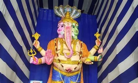 Immersion of tallest Ganesh at Gajuwaka at 4 pm today