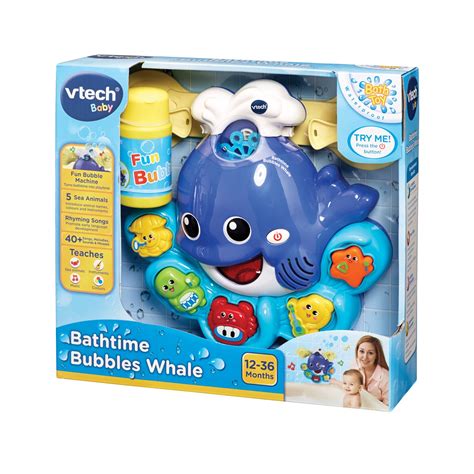 VTech Baby Bathtime Bubbles Whale - VTech Toys Australia