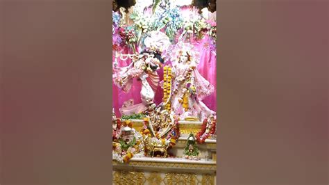 Iskcon temple Vrindavan Dham #Jay Barasana Dham #Hare Krishna #Hari Bol - YouTube