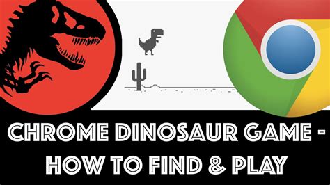 How to play the Google Chrome dinosaur game easter egg - Jurassic World ...