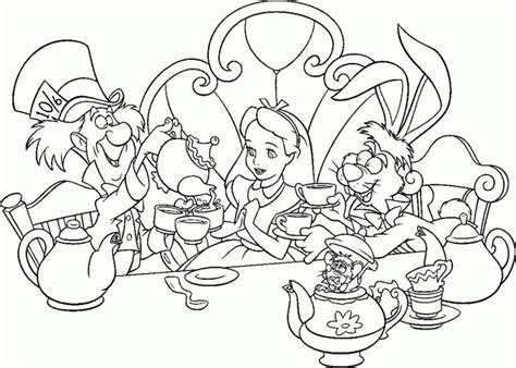 Free Printable Alice in Wonderland Coloring Pages For Kids | Alice in wonderland flowers, Disney ...