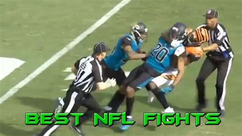 BEST NFL FIGHTS - YouTube