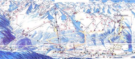 Solden Austria Ski Trail Map