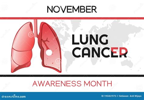 Vector Graphic of Lung Cancer Awareness Month Good for Lung Cancer Awareness Month Celebration ...