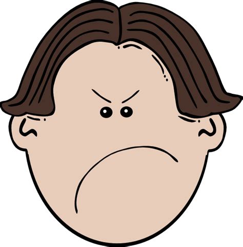 Angry Brown Boy Clip Art at Clker.com - vector clip art online, royalty ...