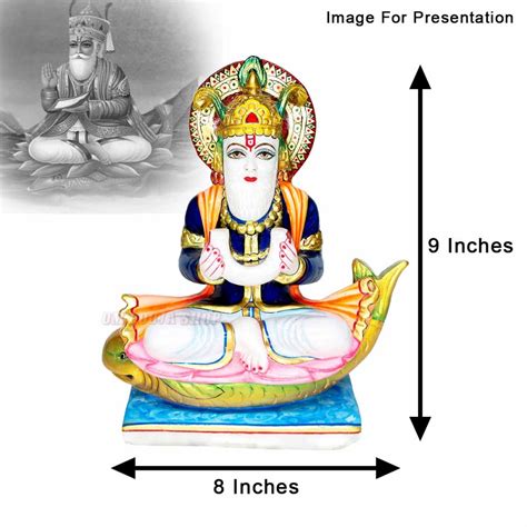 Jhulelal Statue in White Marble buy online at best price