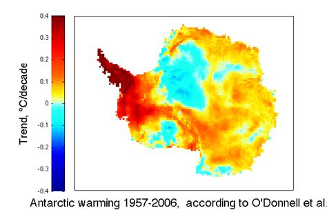 RealClimate: A brief history of knowledge about Antarctic temperatures