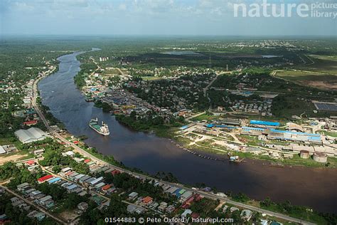 Stock photo of Aerial view of Linden town, Guyana, South America. Available for sale on www ...