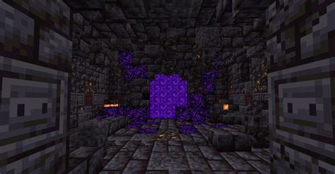 Nether Portal Room in Minecraft