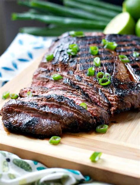 Mom's Easy Marinated Flank Steak - The Seasoned Mom