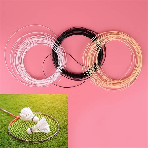 Durable Nylon badminton racket string Racquet String Line Badminton Racket string 1pc-in ...