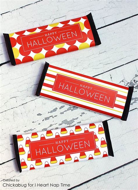 Halloween candy bar wrappers - I Heart Nap Time