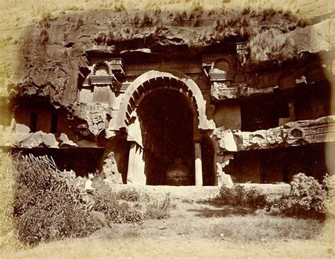 RBSI - Exterior view of the Buddhist Chaitya Hall (Cave XII) and ...