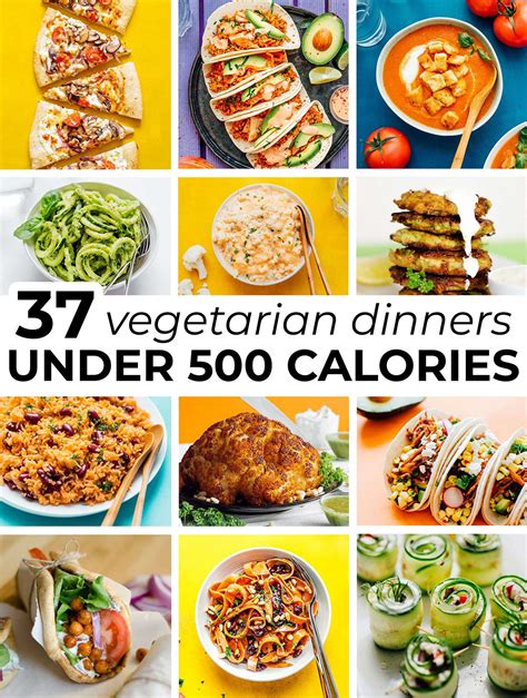 37 Vegetarian Dinners Under 500 Calories | Live Eat Learn