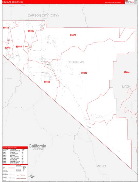 Maps of Douglas County Nevada - marketmaps.com