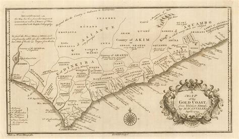 A map of the Gold Coast from Issini to Alampi by M | Barnebys