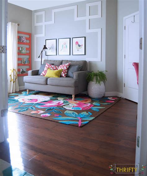 Bright, Floral, and Colorful Rug!