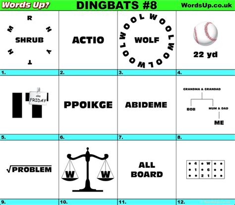 Dingbats Answers Abcdefghjmopqrstuvwxyz / Define Dingbat Word ...