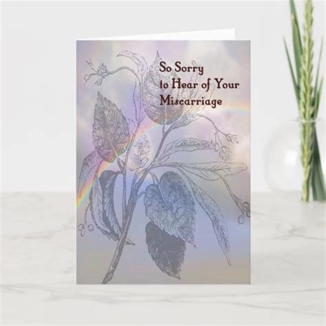 Sympathy Card for Miscarriage | Zazzle.com