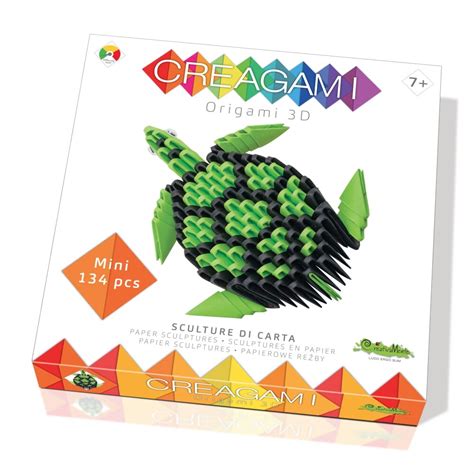 Set creativ Origami 3D, Creagami - Broasca Testoasa, 134 piese - eMAG.ro