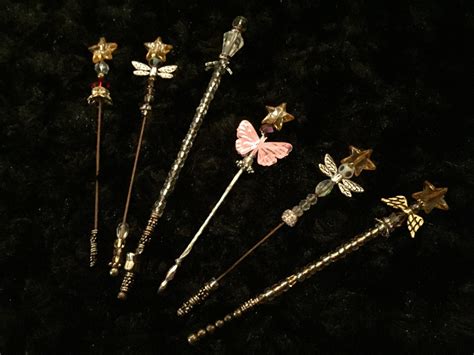 Fairy Wands 3-4 long Miniature Magical Wands Swarovski