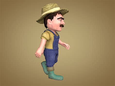 3D farmer - TurboSquid 1353071