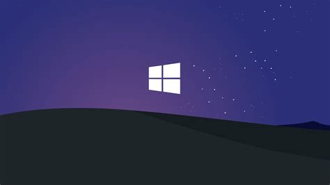 1920x1080 Windows 10 Bliss At Night Minimal 5k Laptop Full HD 1080P ,HD 4k Wallpapers,Images ...