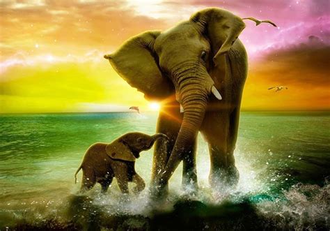 Cute Baby Elephant Wallpapers - Top Free Cute Baby Elephant Backgrounds ...