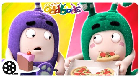 Fine Dine Vs Pizza | Oddbods - Food Scuffle | Funny Cartoons For Children - YouTube