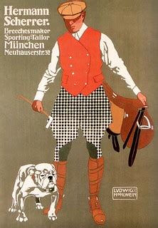 Hermann Scherrer sportswear (c.1907) | Artist : Ludwig Hohlw… | Flickr