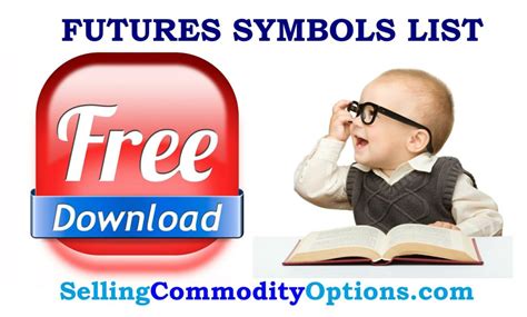 Futures Symbols and Month Code FREE Download – Selling Commodity Options