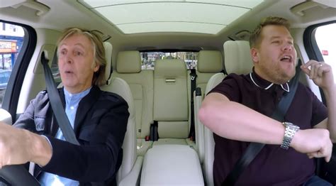 Paul McCartney Joins James Corden on Carpool Karaoke