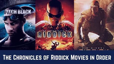 All The Riddick Movies in Order of Release Date and Chronologically ...