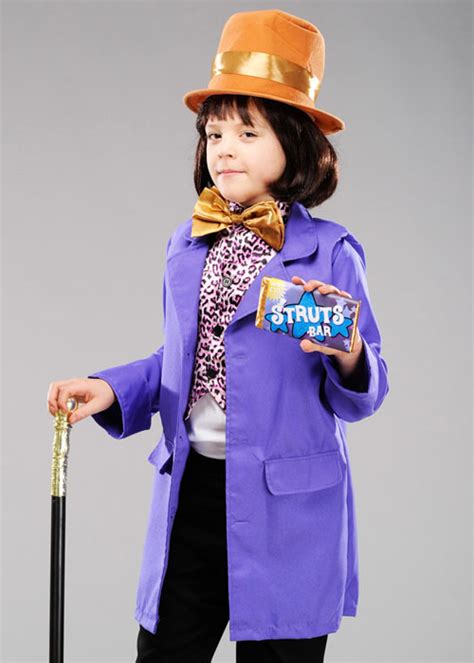 Kids Size Willy Wonka Style Costume