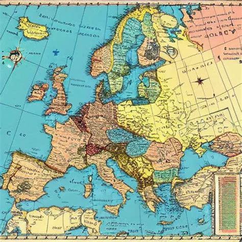 map of world war 1 europe | Stable Diffusion | OpenArt