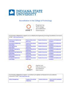 Accreditation in the College of Technology / accreditation-in-the ...