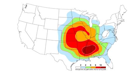 Updated Tornado Alley Map | My XXX Hot Girl