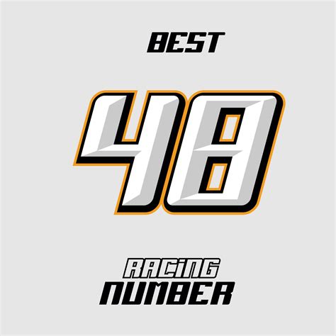 Vector Racing Number Template 48 17629184 Vector Art at Vecteezy