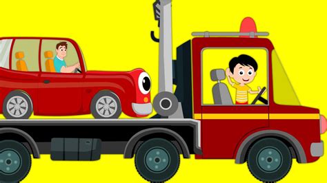 Tow Truck Song | Transport Song | Car Nursery Rhymes For Kids | Kids nursery rhymes, Rhymes for ...