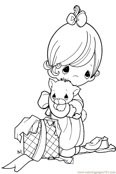 Precious Moments Christmas Nativity Coloring Pages