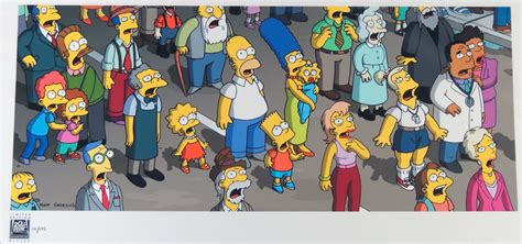 Simpsons Crowd Aghast – Artcatto – Art Gallery in Algarve – Art Exhibitions