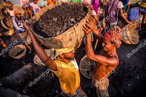 Coal Mine Workers During Daily Workday Editorial Stock Photo - Stock ...