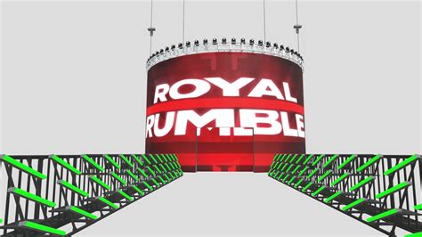 WWE Royal Rumble 2022 Stage - Buy Royalty Free 3D model by GaryMc10 [5871a41] - Sketchfab Store